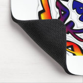 「ピースハクナマタタ」サーキュラーアートプリント マウスパッド (コーナー)