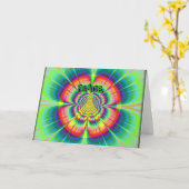 ピースハッピーバースデーカード カード (黄色い花)