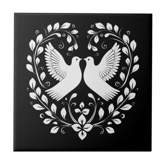 ピースハト タイル (正面)