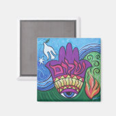 ピースハムザ磁石 マグネット (正面/裏面)