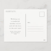 ピースハンドレット付きの休日の写真はがき シーズンポストカード (裏面)