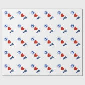 ピースハートバーモントラッピング紙 ラッピングペーパー (フラット)