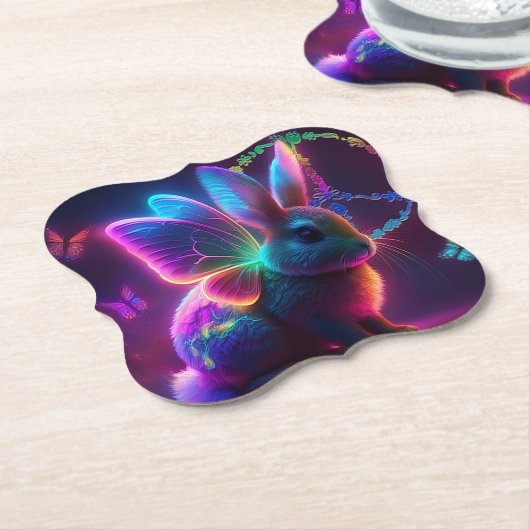 ピースバニー ペーパーコースター (アングル)