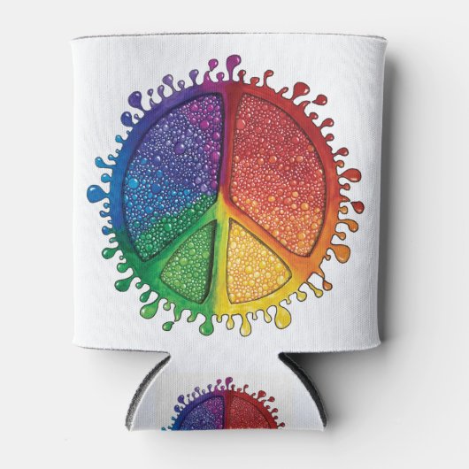 ピースバブル 缶クーラー (正面)