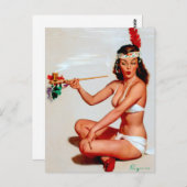 ピースパイプのピン留め ポストカード (正面/裏面)