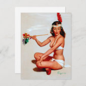 ピースパイプのピン留め ポストカード (正面/裏面)