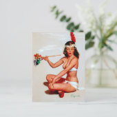 ピースパイプのピン留め ポストカード (スタンド正面)