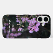 ピースパープル版の電話ケース Case-Mate iPhoneケース (裏面 (横))