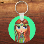 ピースヒッパイキーチェーン キーホルダー (正面)