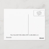 ピースヒッピー人形はがき ポストカード (裏面)