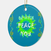 ピースビーズウィズユアアートプリント オーナメント (左)