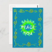 ピースビーズウィズユアアートプリント ポストカード (正面/裏面)