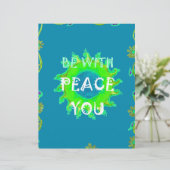 ピースビーズウィズユアアートプリント レターヘッド (スタンド正面)