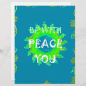 ピースビーズウィズユアアートプリント レターヘッド (正面/裏面)