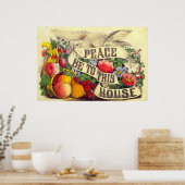 ピースビートゥーthis House -プリント ポスター (キッチン)