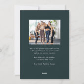 ピースピースドーブビジネスホリデーカード シーズンカード (裏面)