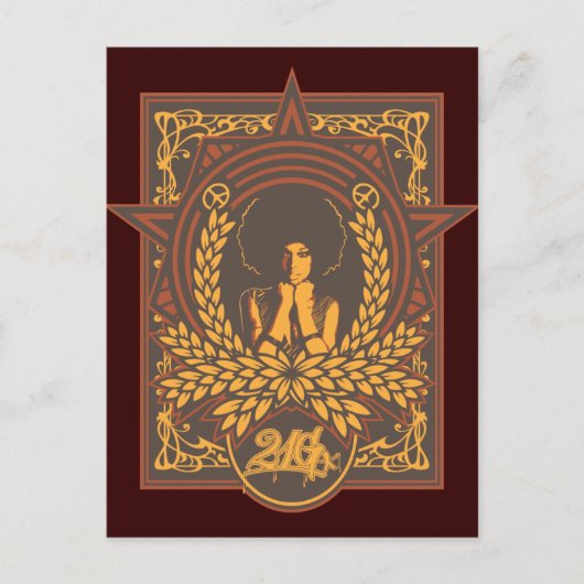 ピースファンクアフロア ポストカード (正面)