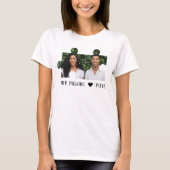 ピースフォトカップル Tシャツ (正面)
