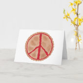 ピースフォーピースさくらんぼピースパイカード カード (黄色い花)