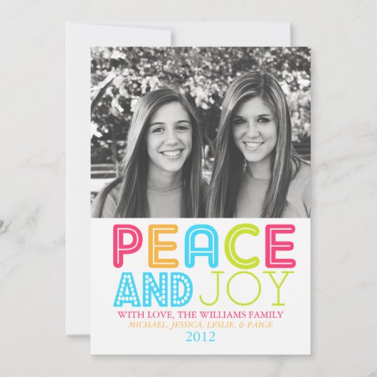 ピースフルシェブロンカード シーズンカード (正面)