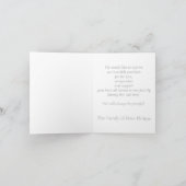 ピースフルスカイ3悔やみや弔慰サンキュー サンキューカード (内部)