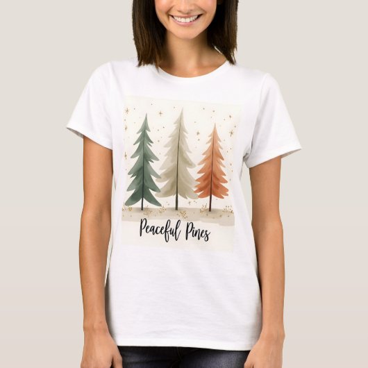 ピースフルパインズTシャツ Tシャツ (正面)