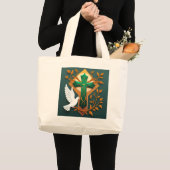 ピースフルヒルコベナント ラージトートバッグ (正面(商品))