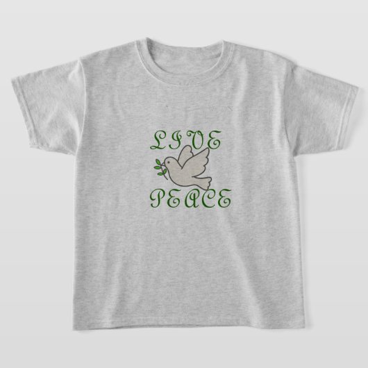 ピースベイビーTシャツ Tシャツ (レイダウン)