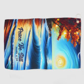 ピースベスチルゴルフタオル ゴルフタオル (横)