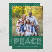 ピースホリデーフォトカード シーズンカード (正面/裏面)