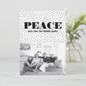 ピースホリ点々のあるデーフォトカード |黒 シーズンカード (スタンド正面)