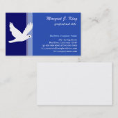 ピースホワイトドーシンプルブカッコいい、名刺 名刺 (正面/裏面)