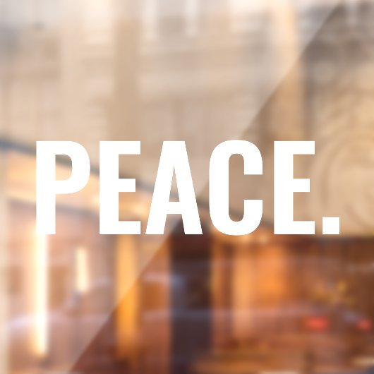 ピースホワイト文字ミニマルアンチ戦カスタム戦 ウィンドウサイン (シート2)