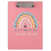 ピースホープラブソーシャルワーククリップボード クリップボード (正面)