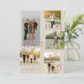 ピースホープ喜びクリスマスカード シーズンカード (スタンド正面)