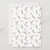 ピースポーズワン素朴ピートリートボタニカルフォトドッグ シーズンカード (裏面)