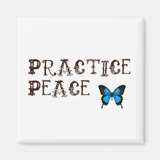 ピースマグネットの練習 マグネット (正面)