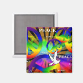 ピースマグネット マグネット (正面/裏面)