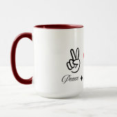 ピースマグ マグカップ (左)