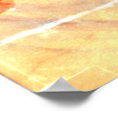 ピースマジカルクリスマスツリー青いアートプリントポスター ポスター (角)