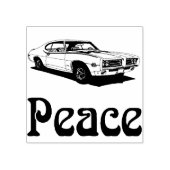 ピースマッスルカー1960sゴムスタンプ ラバースタンプ (インプリント)