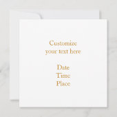 ピースマンダラ招待状/アナウンスフラットカード (裏面)