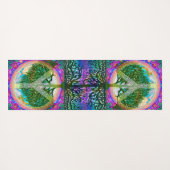 ピースマークのナマステのヨガのマット生命の樹 ヨガマット (裏面(横))