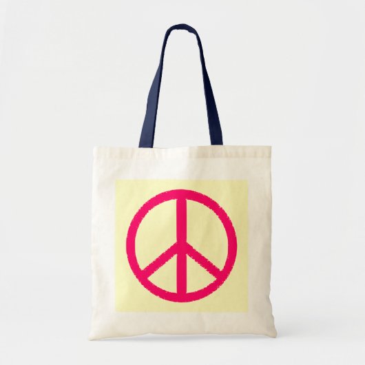 ピースマーク トートバッグ (正面)