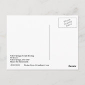 ピースマークPAXの郵便はがき ポストカード (裏面)