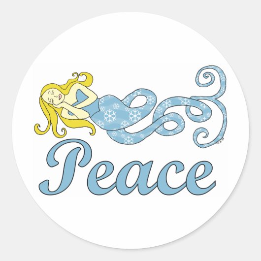 ピースマーメイド(ホリデードリームズ) ラウンドシール (正面)