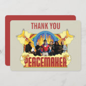 ピースメーカーザシリーズ誕生日ありがとう 招待状 (正面/裏面)