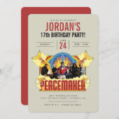 ピースメーカーザシリーズ誕生日招待状 招待状 (正面/裏面)