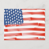 ピースヤングヒッピーフリーラブヴィンテージカスタム文字 ポストカード (裏面)