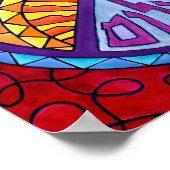 ピースライジングプリント ポスター (角)